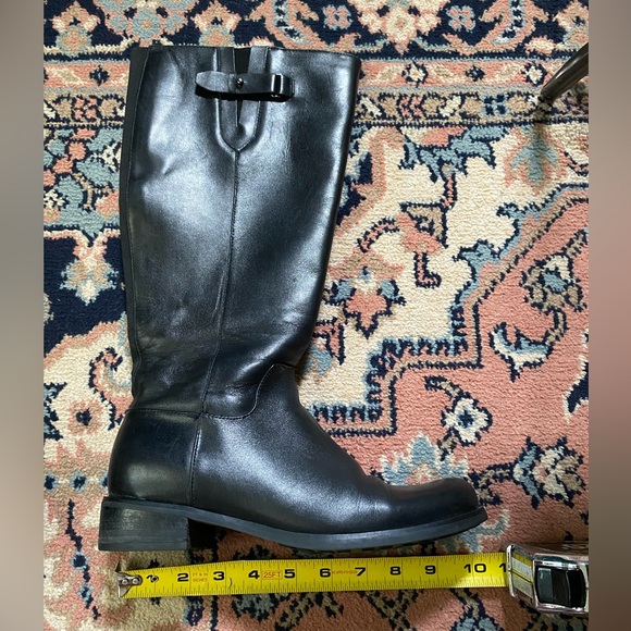 Blonde Volly Black Riding Boots - Picture 8 of 9
